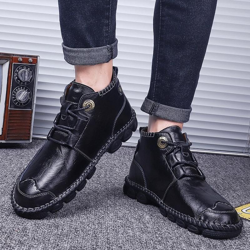 Botas de Cuero Vintage para Hombre